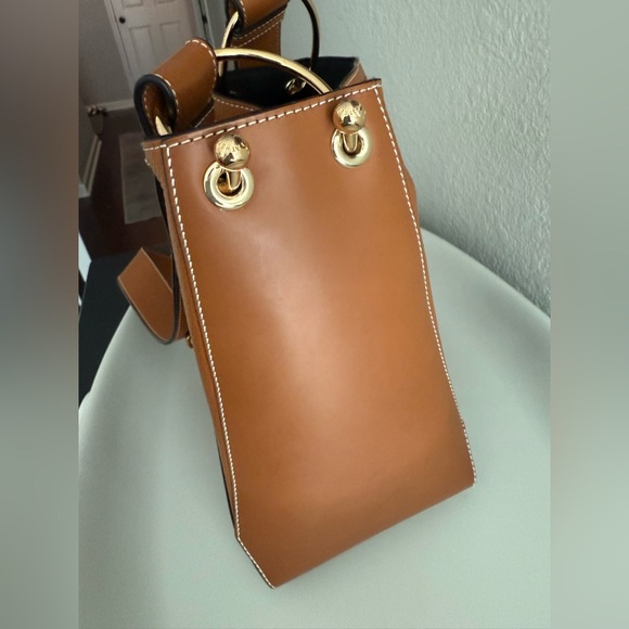 Strathberry Tan Crossbody Bag Midi Size - Picture 7 of 12